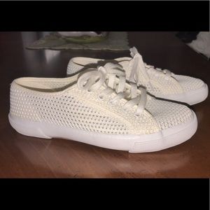 Old Navy White Cream Tennis Shoes